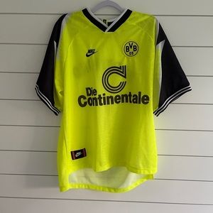 Borussia Dortmund Nike Highlighter Yellow Jersey RARE